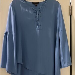 Karen Kane Blue Blouse
